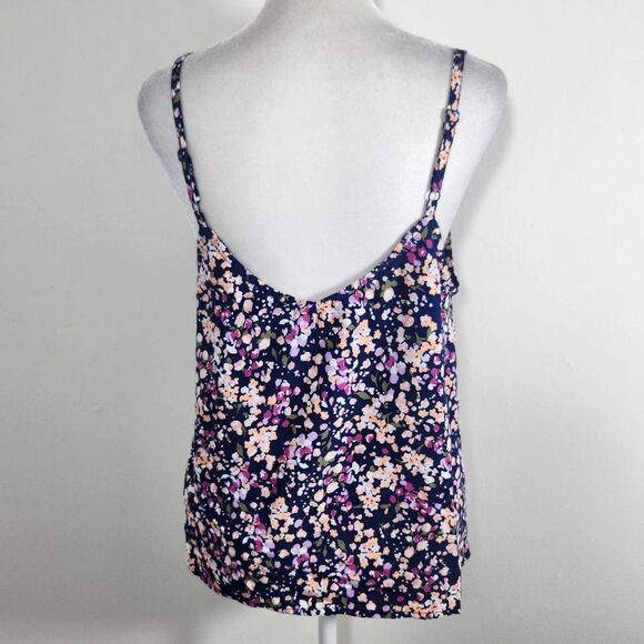 Sanctuary Matching Set Navy Floral Flirty Mini Skirt and Tank Top NWT Sz Medium - Picture 14 of 15